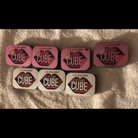 LA Colors Lip Paint Cube, 6 Color Lip Palette (7 pack) - Picture 5 of 6